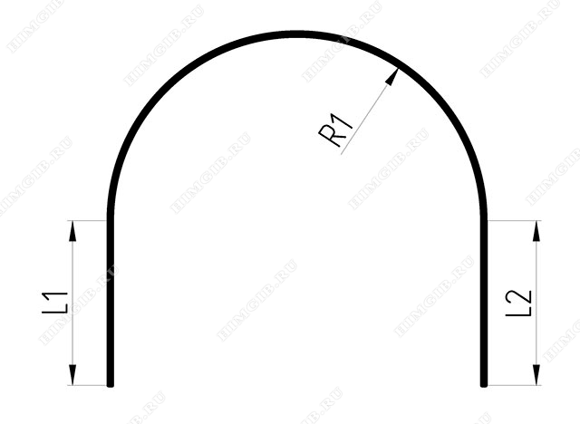 Гибка профиля и труб в арку правильной формы